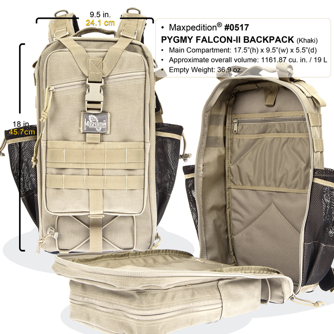 MP0517 * Pygmy Falcon-II Backpack * B93 - De Groene Baret